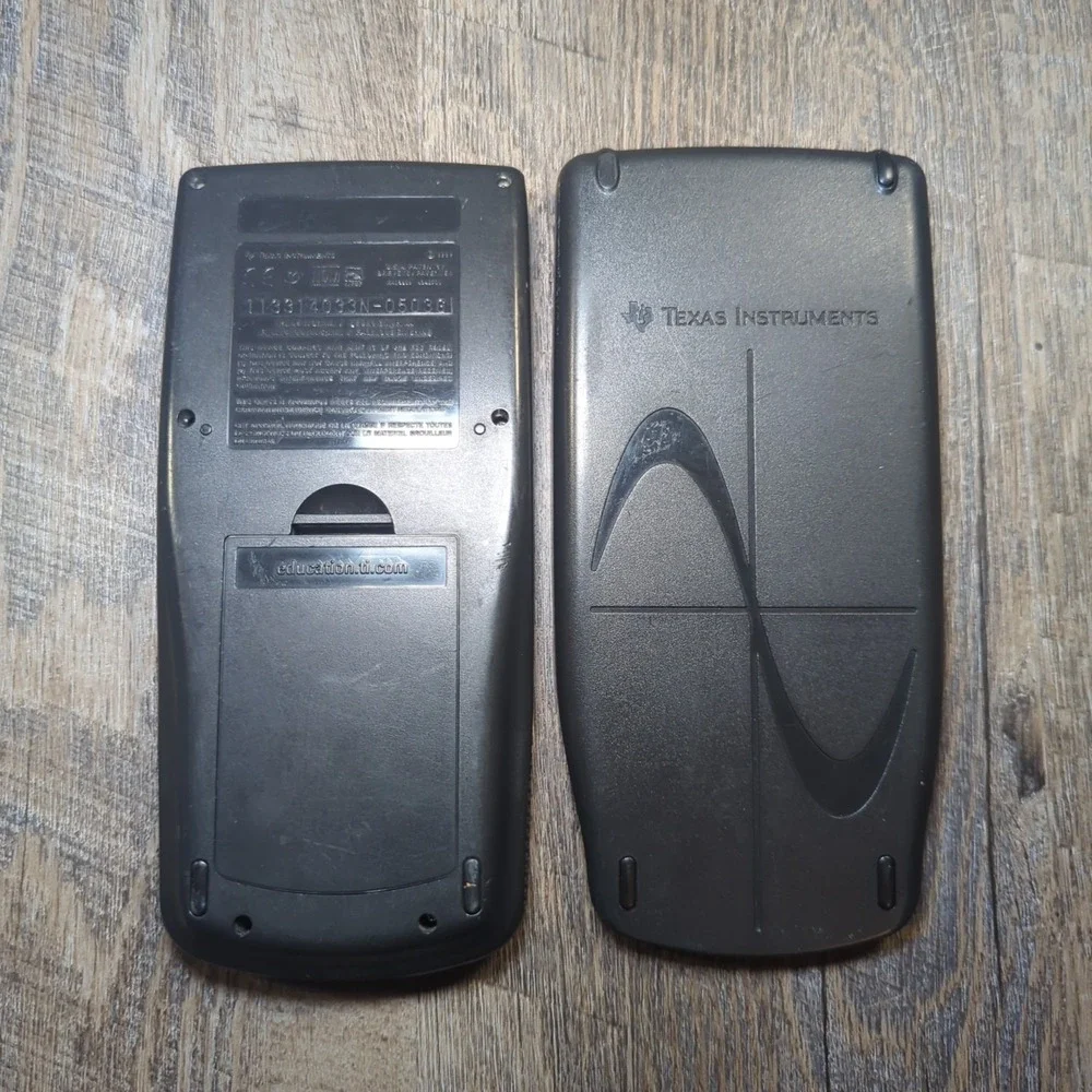 Texas Instruments TI-83 Plus Graphing Black Calculator With Cover Tested Working